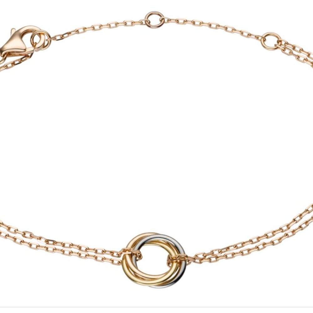 cartier trinity chain bracelet